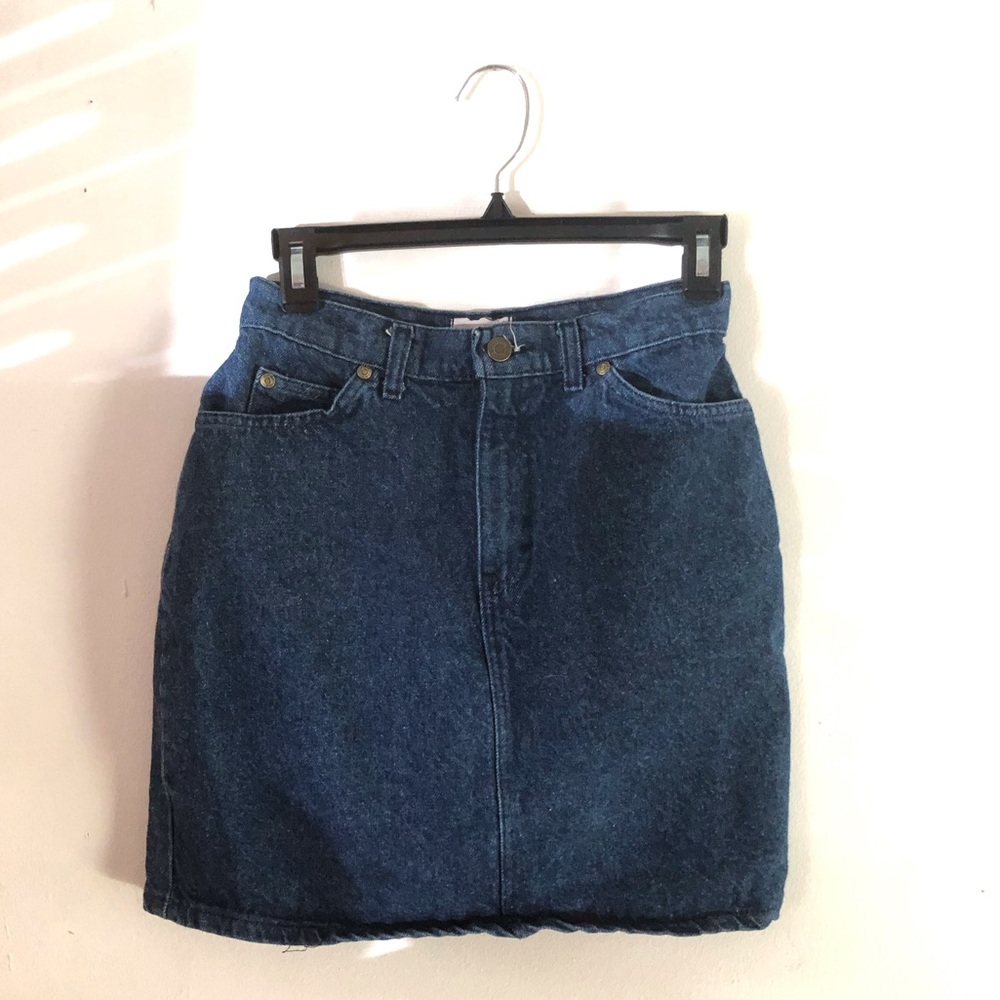 Blue jean skirt